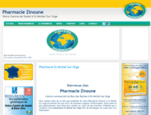 Tablet Screenshot of pharmacie-saint-michel-sur-orge.com